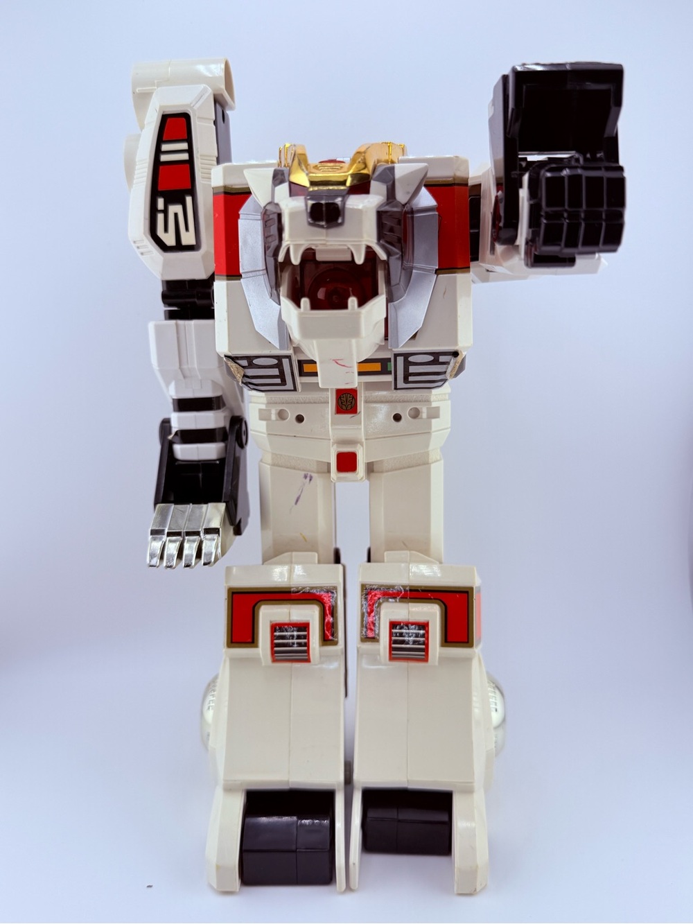 Vintage 94 Bandai Mighty Morphin Power Rangers White Tigerzord action figure